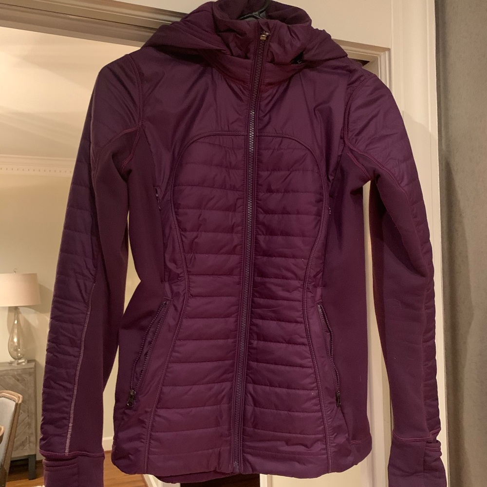 Lululemon Another Mile jacket purple primaloft